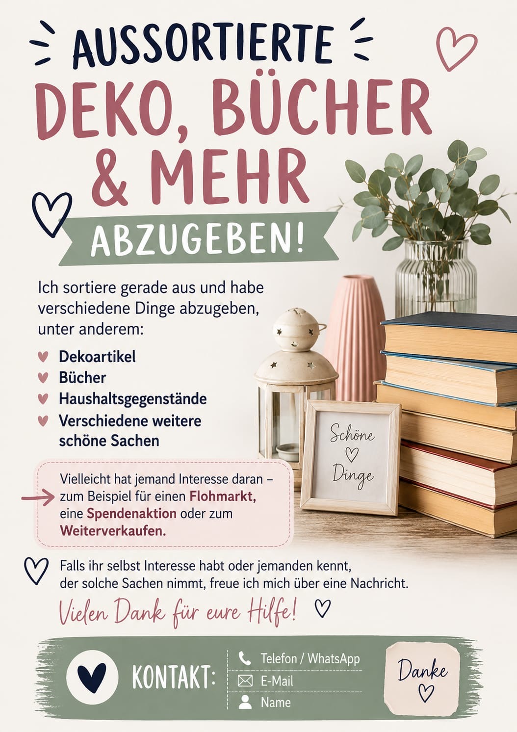 Verschenken statt wegwerfen
