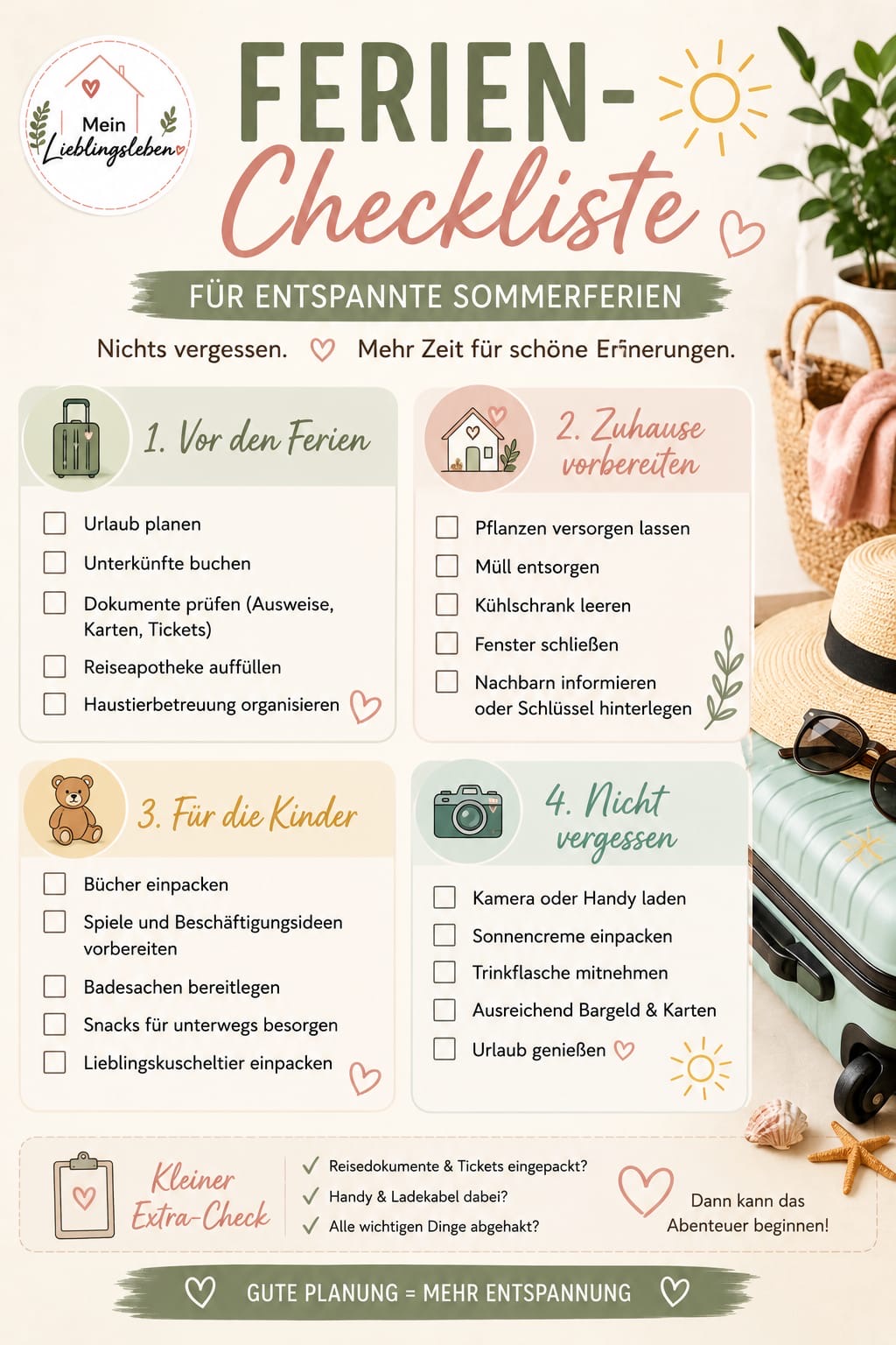 Ferien-Checkliste