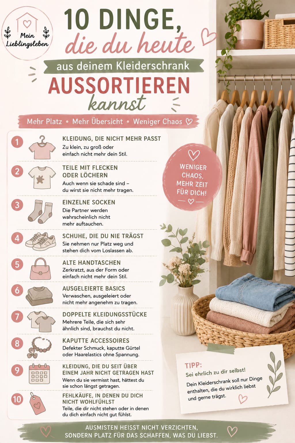 10 Dinge aus dem Kleiderschrank
