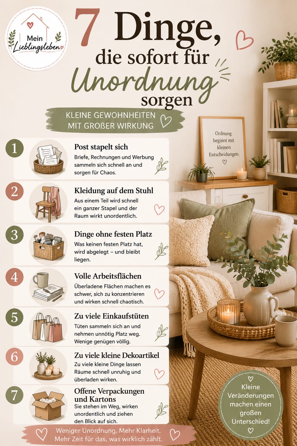 7 Quellen der Unordnung
